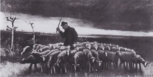 Herder met Schaapskudde (Na de Storm)